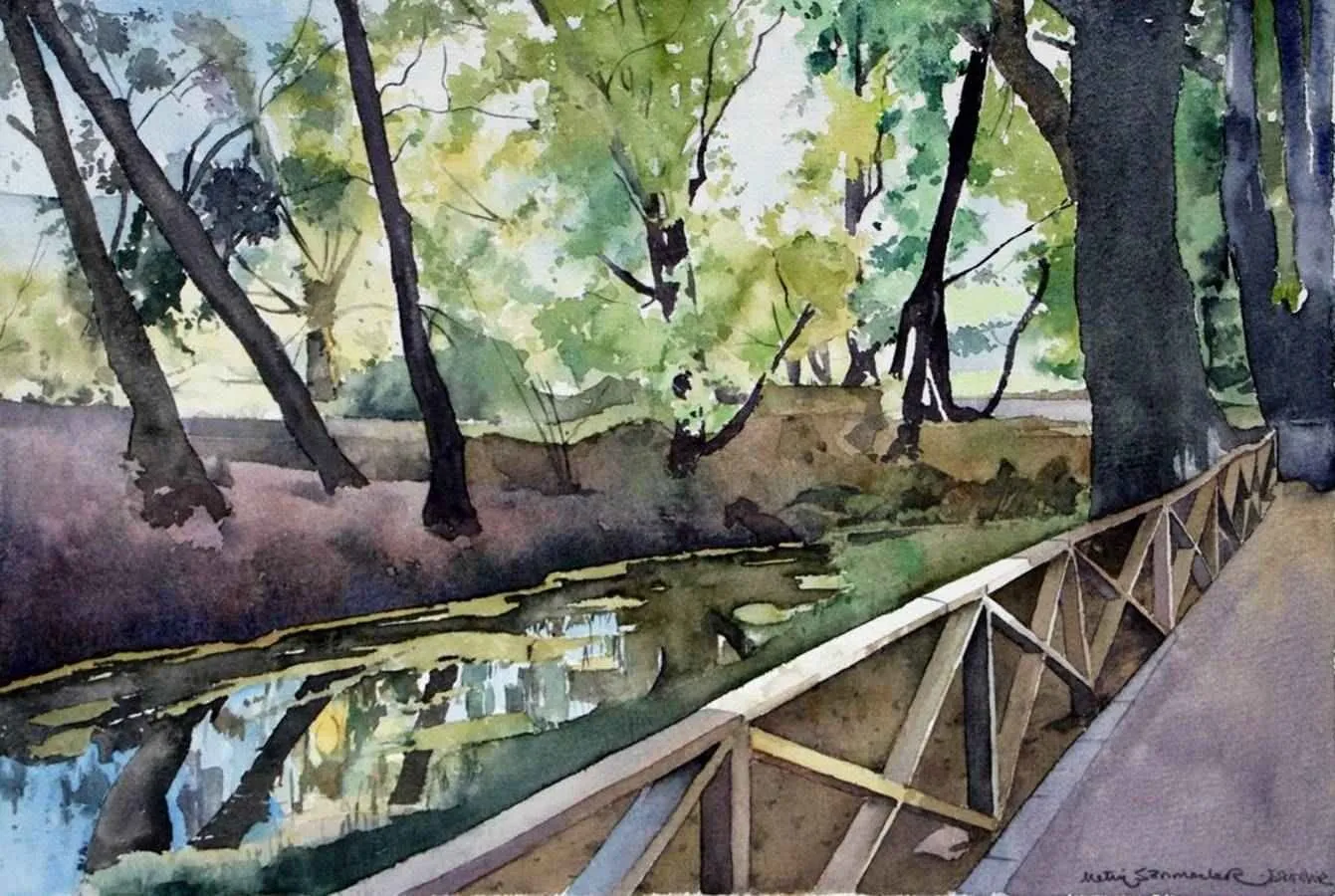 "isimsiz" eseri METİN SÖNMEZLER tarafından 2010 yılında 29x44 cm ölçülerinde Kağıt üzeri sulu boya tekniği ile yapılmıştır.