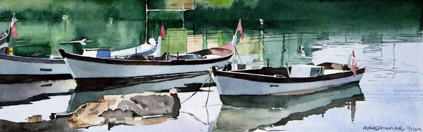 "isimsiz" eseri METİN SÖNMEZLER tarafından 2010 yılında 13x44 cm ölçülerinde Kağıt üzeri sulu boya tekniği ile yapılmıştır.