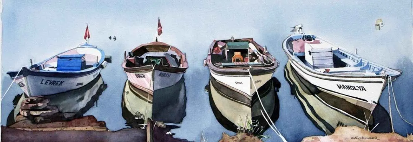 "isimsiz" eseri METİN SÖNMEZLER tarafından 2010 yılında 19x55 cm ölçülerinde Kağıt üzeri sulu boya tekniği ile yapılmıştır.