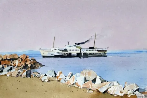 METİN SÖNMEZLER — “isimsiz”, 2010 "isimsiz" eseri METİN SÖNMEZLER tarafından 2010 yılında 29x44 cm ölçülerinde Kağıt üzeri sulu boya tekniği ile yapılmıştır.