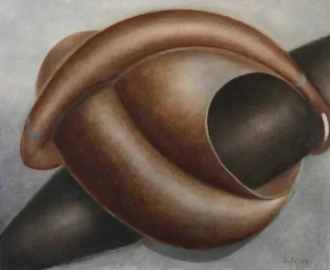 NECMETTİN ÖZLÜ — “Mavi Kadın”, 2009 "Mavi Kadın" eseri NECMETTİN ÖZLÜ tarafından 2009 yılında 55x50 cm ölçülerinde Tuval üzeri yağlı boya tekniği ile yapılmıştır.