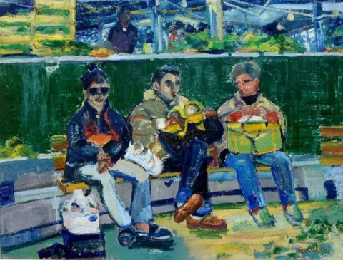 RESUL AYTEMÜR — “isimsiz”, 2009 "isimsiz" eseri RESUL AYTEMÜR tarafından 2009 yılında 89x116 cm ölçülerinde Tuval üzeri yağlı boya tekniği ile yapılmıştır.