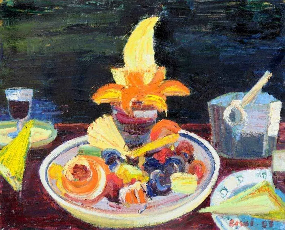 "isimsiz" eseri RESUL AYTEMÜR tarafından 2008 yılında 65x80 cm ölçülerinde Tuval üzeri yağlı boya tekniği ile yapılmıştır.