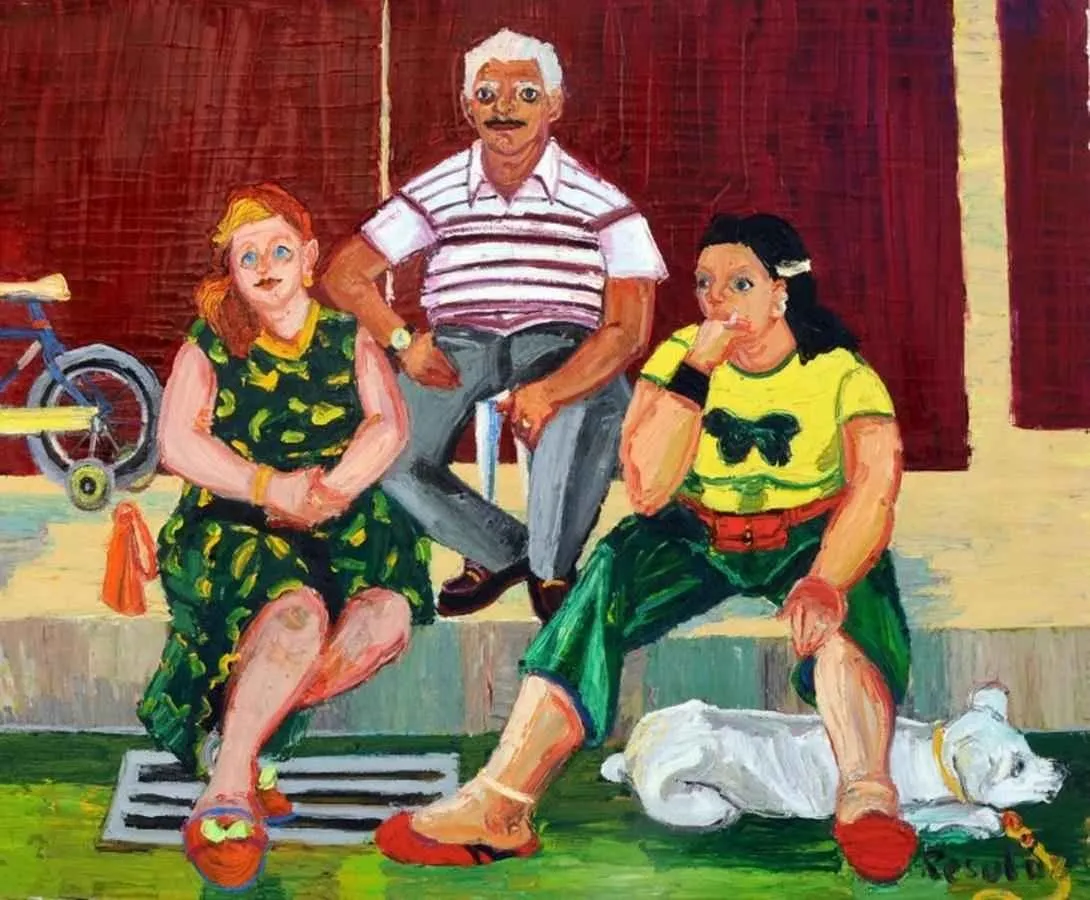 "isimsiz" eseri RESUL AYTEMÜR tarafından 2008 yılında 116x140 cm ölçülerinde Tuval üzeri yağlı boya tekniği ile yapılmıştır.