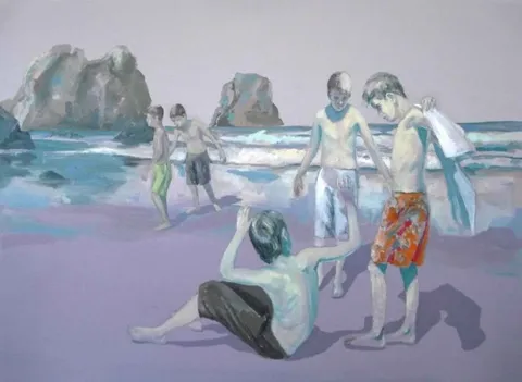 "isimsiz" eseri SERKAN ŞEN tarafından 2009 yılında 80x110 cm ölçülerinde Tuval üzeri yağlı boya tekniği ile yapılmıştır.