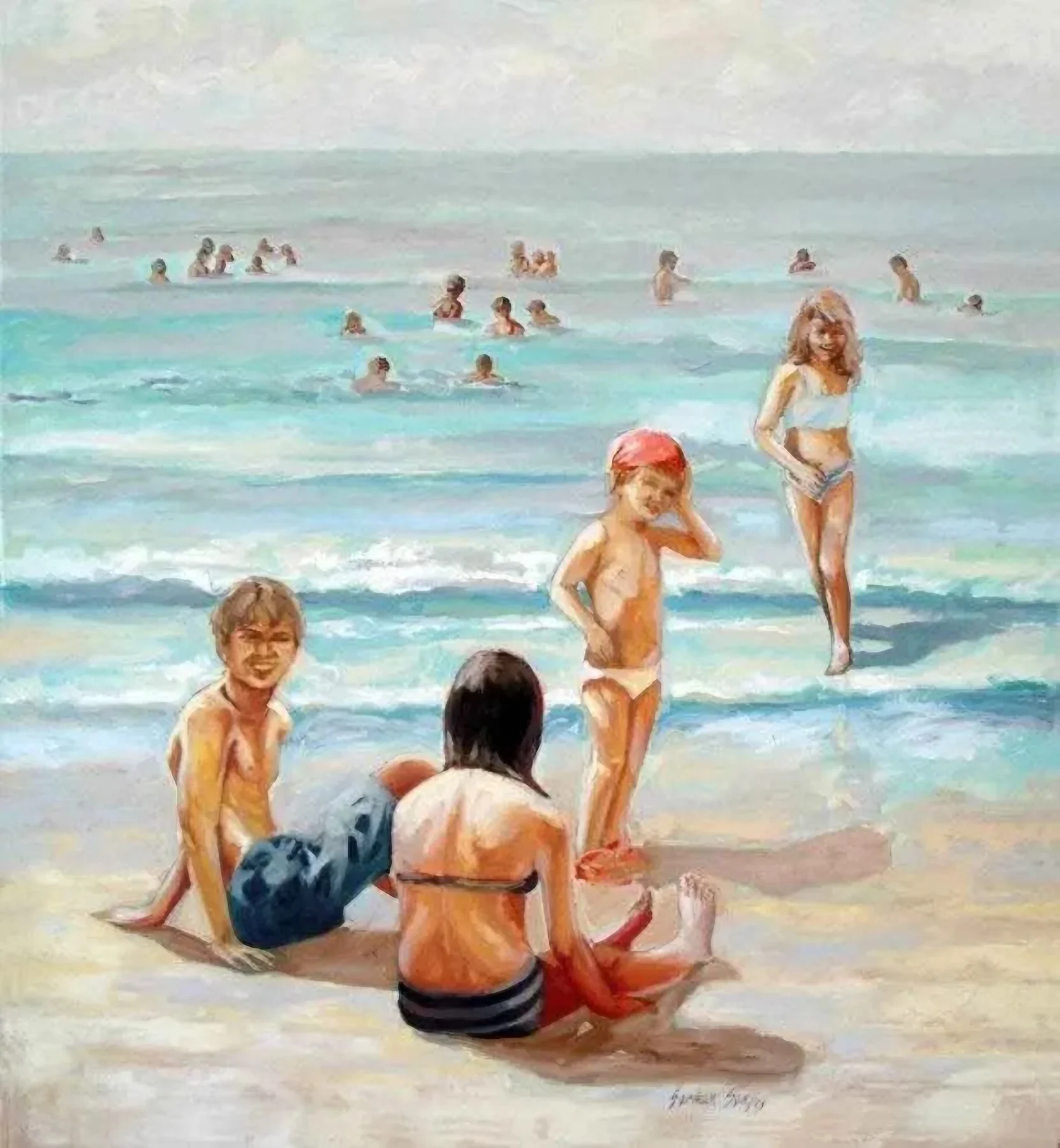 "isimsiz" eseri SERKAN ŞEN tarafından 2009 yılında 120x110 cm ölçülerinde Tuval üzeri yağlı boya tekniği ile yapılmıştır.
