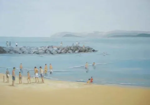SERKAN ŞEN — “isimsiz”, 2009 "isimsiz" eseri SERKAN ŞEN tarafından 2009 yılında 70x100 cm ölçülerinde Tuval üzeri yağlı boya tekniği ile yapılmıştır.