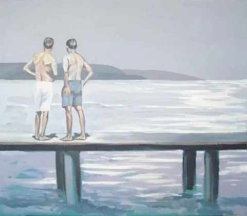 SERKAN ŞEN — “isimsiz”, 2009 "isimsiz" eseri SERKAN ŞEN tarafından 2009 yılında 70x80 cm ölçülerinde Tuval üzeri yağlı boya tekniği ile yapılmıştır.