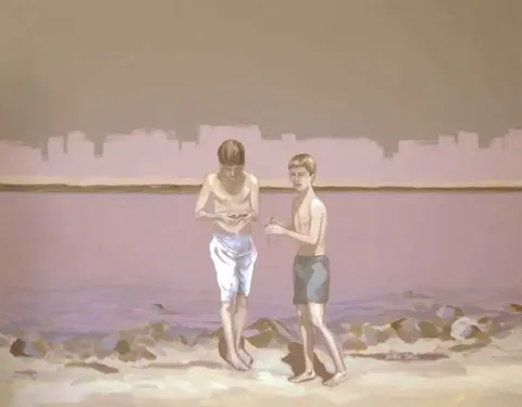 SERKAN ŞEN — “isimsiz”, 2009 "isimsiz" eseri SERKAN ŞEN tarafından 2009 yılında 110x140 cm ölçülerinde Tuval üzeri yağlı boya tekniği ile yapılmıştır.