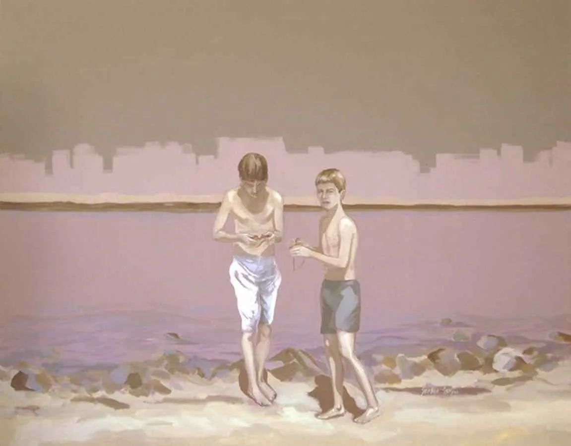 "isimsiz" eseri SERKAN ŞEN tarafından 2009 yılında 110x140 cm ölçülerinde Tuval üzeri yağlı boya tekniği ile yapılmıştır.