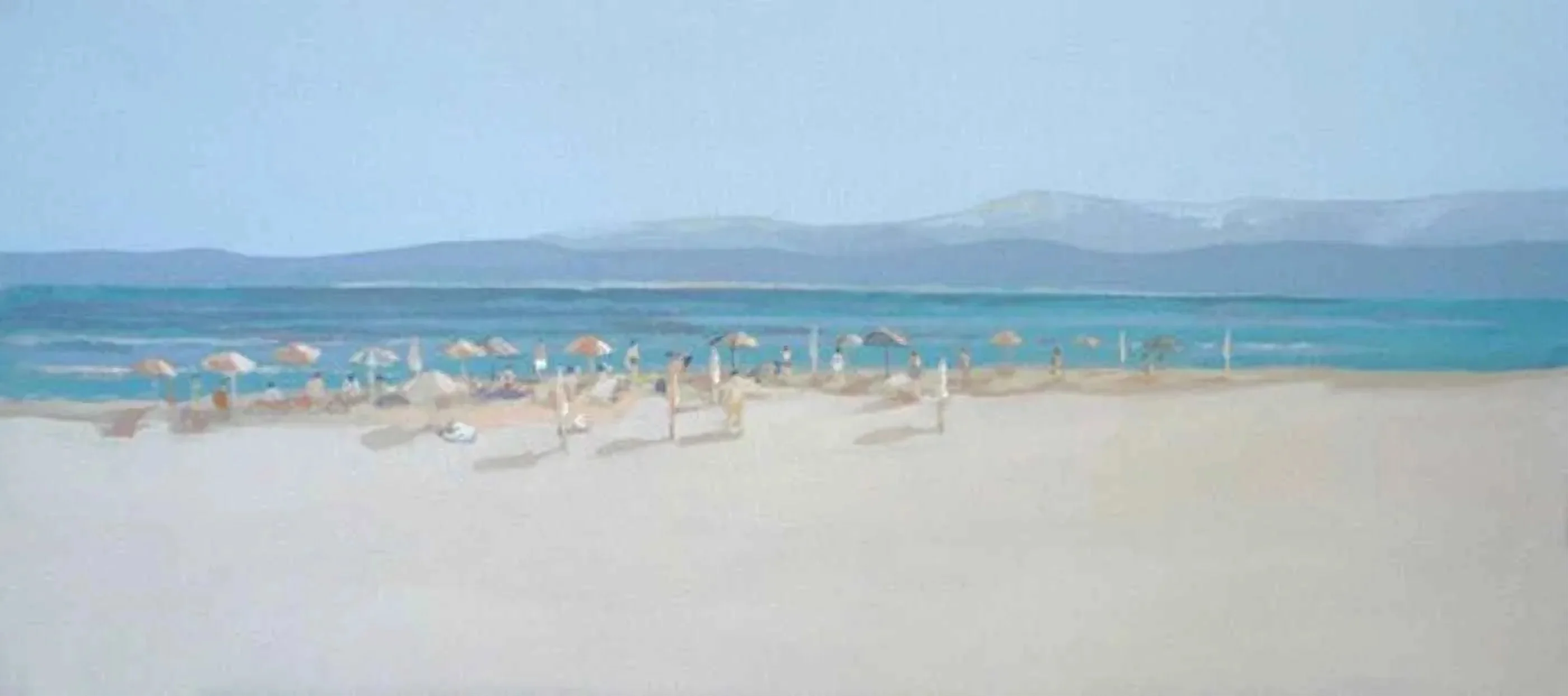 "Peyzaj" eseri SERKAN ŞEN tarafından 2009 yılında 40x90 cm ölçülerinde Tuval üzeri yağlı boya tekniği ile yapılmıştır.