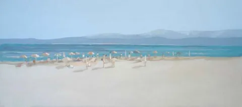 "Peyzaj" eseri SERKAN ŞEN tarafından 2009 yılında 40x90 cm ölçülerinde Tuval üzeri yağlı boya tekniği ile yapılmıştır.