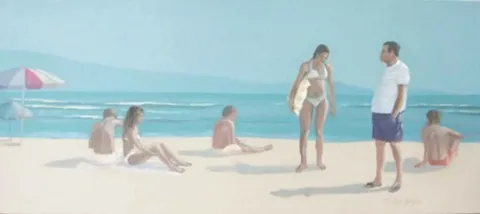SERKAN ŞEN — “isimsiz”, 2009 "isimsiz" eseri SERKAN ŞEN tarafından 2009 yılında 40x90 cm ölçülerinde Tuval üzeri yağlı boya tekniği ile yapılmıştır.