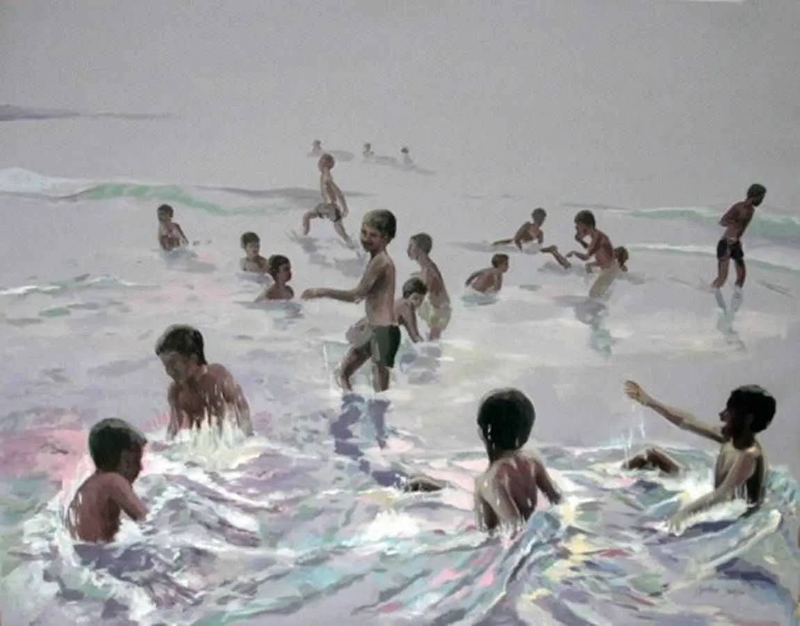 "isimsiz" eseri SERKAN ŞEN tarafından 2010 yılında 110x140 cm ölçülerinde Tuval üzeri yağlı boya tekniği ile yapılmıştır.