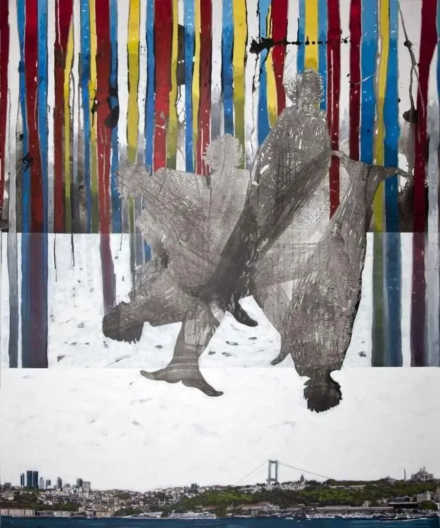 yakınlaştır "Hades Serisinden" eseri SEYDİ MURAT KOÇ tarafından 2010 yılında 175x145 cm ölçülerinde Tuval üzeri karışık teknik tekniği ile yapılmıştır.