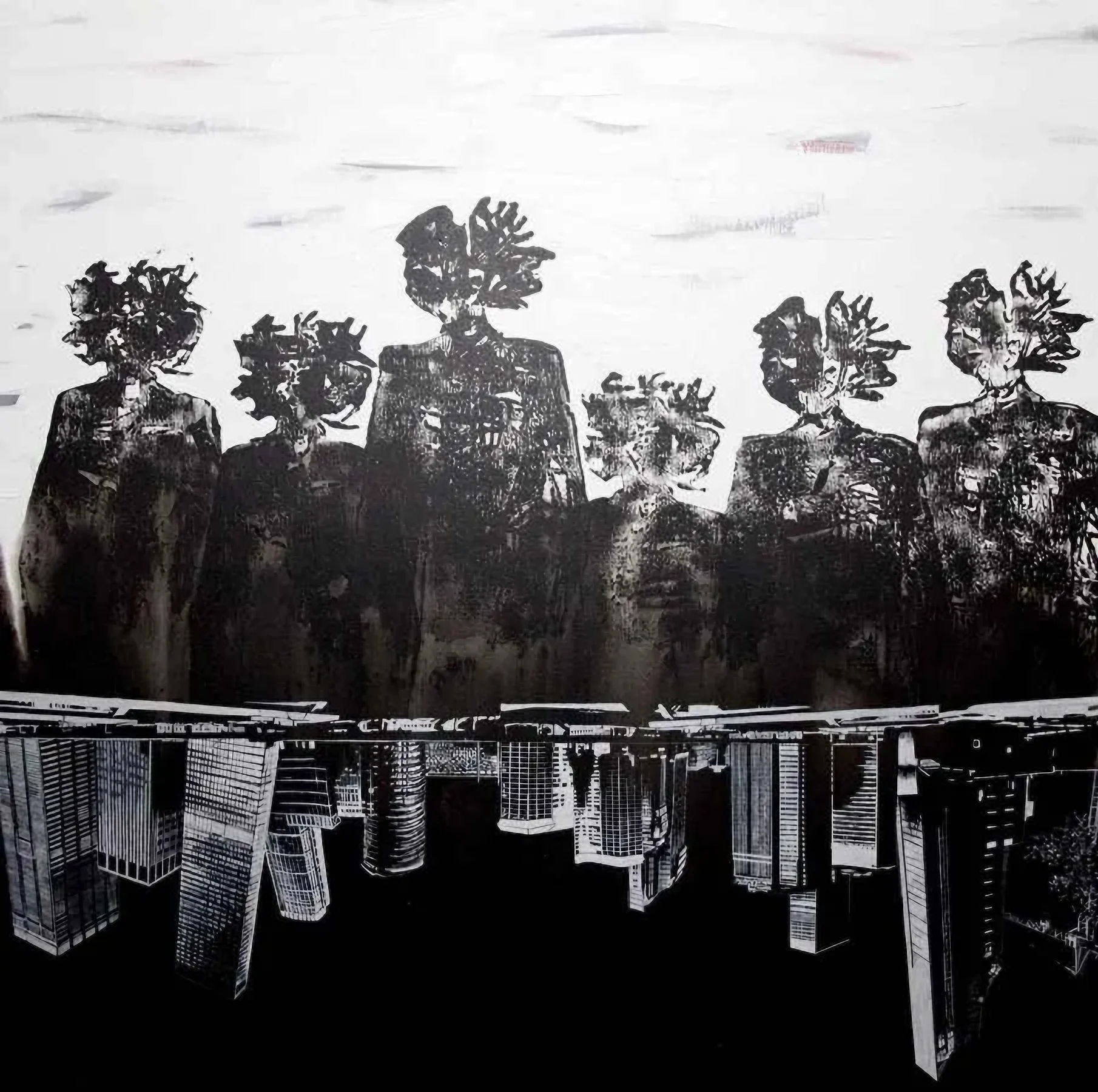 "Hades Serisinden" eseri SEYDİ MURAT KOÇ tarafından 2010 yılında 100x100 cm ölçülerinde Tuval üzeri karışık teknik tekniği ile yapılmıştır.