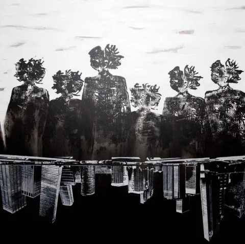 SEYDİ MURAT KOÇ — “Hades Serisinden”, 2010 "Hades Serisinden" eseri SEYDİ MURAT KOÇ tarafından 2010 yılında 100x100 cm ölçülerinde Tuval üzeri karışık teknik tekniği ile yapılmıştır.