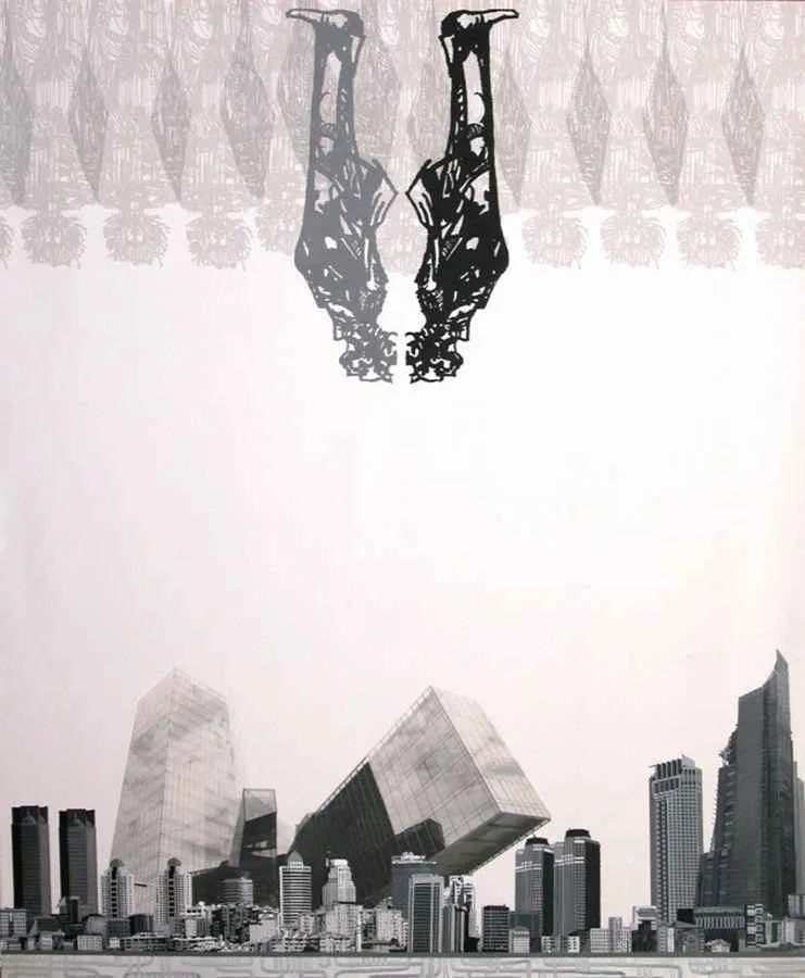 "Hades Serisi" eseri SEYDİ MURAT KOÇ tarafından 2010 yılında 175x145 cm ölçülerinde Tuval üzeri karışık teknik tekniği ile yapılmıştır.
