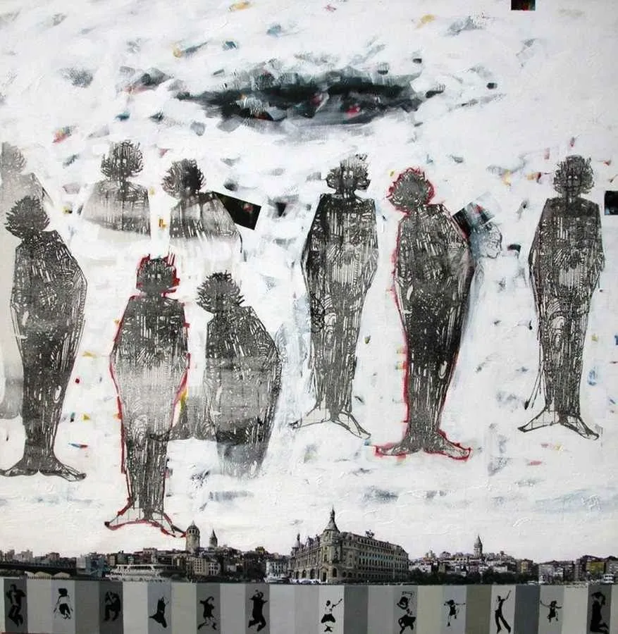 SEYDİ MURAT KOÇ — “Hades Serisi”, 2010 "Hades Serisi" eseri SEYDİ MURAT KOÇ tarafından 2010 yılında 200x200 cm ölçülerinde Tuval üzeri karışık teknik tekniği ile yapılmıştır.