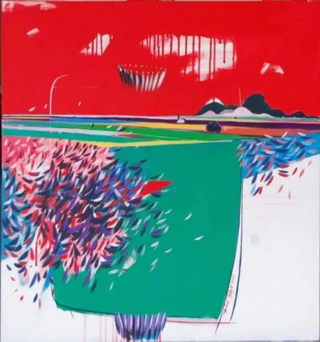 "isimsiz" eseri TAMER BİLGİÇ tarafından 2010 yılında 70x70 cm ölçülerinde Tuval üzeri akrilik boya tekniği ile yapılmıştır.