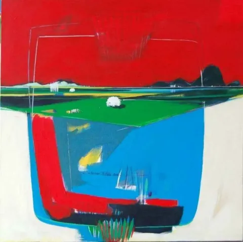 TAMER BİLGİÇ — “isimsiz”, 2010 "isimsiz" eseri TAMER BİLGİÇ tarafından 2010 yılında 70x70 cm ölçülerinde Tuval üzeri akrilik boya tekniği ile yapılmıştır.