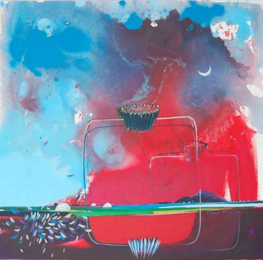 yakınlaştır "isimsiz" eseri TAMER BİLGİÇ tarafından 2010 yılında 70x70 cm ölçülerinde Tuval üzeri akrilik boya tekniği ile yapılmıştır.