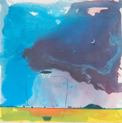 TAMER BİLGİÇ — “isimsiz”, 2010 "isimsiz" eseri TAMER BİLGİÇ tarafından 2010 yılında 70x70 cm ölçülerinde Tuval üzeri akrilik boya tekniği ile yapılmıştır.