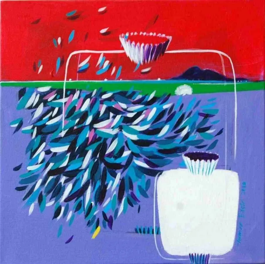 yakınlaştır "isimsiz" eseri TAMER BİLGİÇ tarafından 2009 yılında 30x30 cm ölçülerinde Tuval üzeri akrilik boya tekniği ile yapılmıştır.