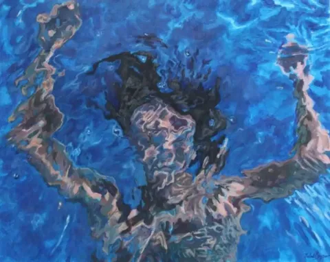 "Ruhun uykusu" eseri ZUHAL BAYSAR tarafından 2010 yılında 80x100 cm ölçülerinde Tuval üzeri yağlı boya tekniği ile yapılmıştır.