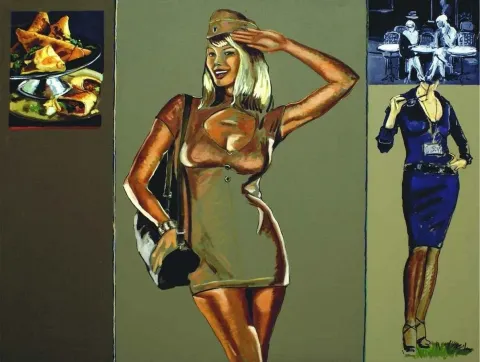 ADNAN YALIM — “isimsiz”, 2007 "isimsiz" eseri ADNAN YALIM tarafından 2007 yılında 100x130 cm ölçülerinde Tuval üzeri akrilik boya tekniği ile yapılmıştır.