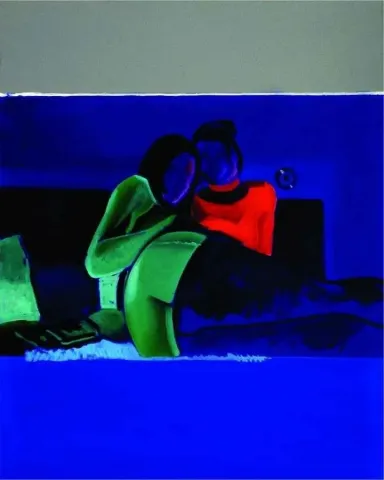 ADNAN YALIM — “isimsiz”, 2007 "isimsiz" eseri ADNAN YALIM tarafından 2007 yılında 81x65 cm ölçülerinde Tuval üzeri akrilik boya tekniği ile yapılmıştır.