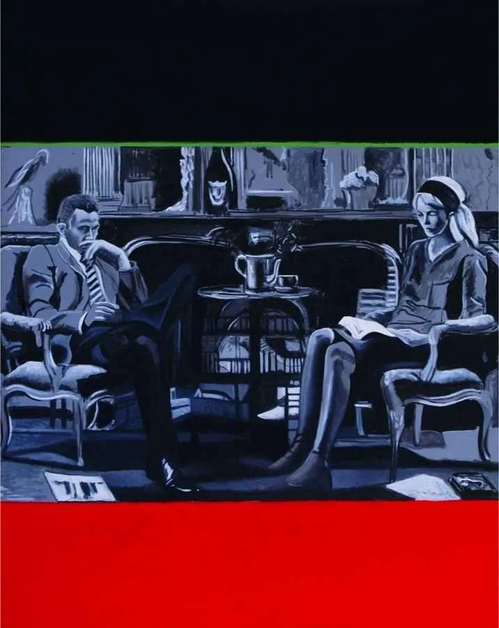 ADNAN YALIM — “isimsiz”, 2009 "isimsiz" eseri ADNAN YALIM tarafından 2009 yılında 150x120 cm ölçülerinde Tuval üzeri akrilik boya tekniği ile yapılmıştır.