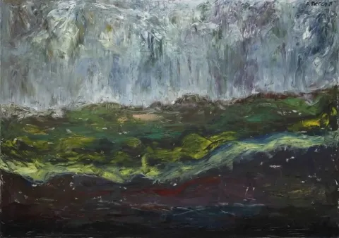AHMET MEREY — “Buz Duvarı”, 2011 "Buz Duvarı" eseri AHMET MEREY tarafından 2011 yılında 170x240 cm ölçülerinde Tuval üzeri yağlı boya tekniği ile yapılmıştır.