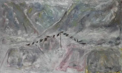 AHMET MEREY — “Dar Patika”, 2011 "Dar Patika" eseri AHMET MEREY tarafından 2011 yılında 150x200 cm ölçülerinde Tuval üzeri yağlı boya tekniği ile yapılmıştır.