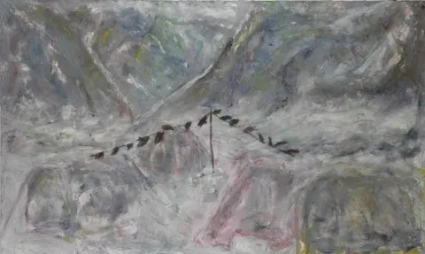 AHMET MEREY — “Dar Patika”, 2011 "Dar Patika" eseri AHMET MEREY tarafından 2011 yılında 150x200 cm ölçülerinde Tuval üzeri yağlı boya tekniği ile yapılmıştır.