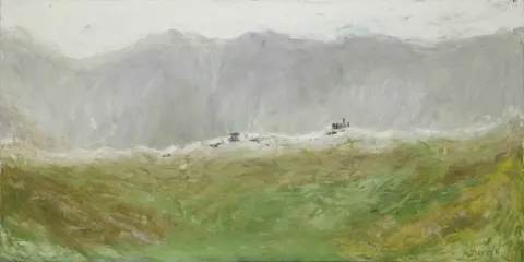 AHMET MEREY — “Onları Görebiliyor musunuz”, 2011 "Onları Görebiliyor musunuz" eseri AHMET MEREY tarafından 2011 yılında 70x100 cm ölçülerinde Tuval üzeri yağlı boya tekniği ile yapılmıştır.