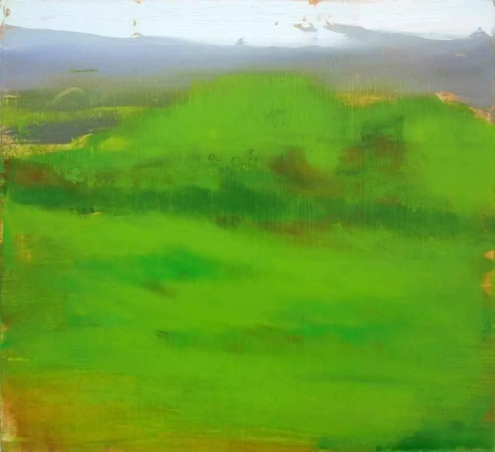 yakınlaştır "peysaj için çalışmalar 3" eseri ALİ ÖZHAN GÜNEŞ tarafından 2010 yılında 25x30 cm ölçülerinde Ahşap üzeri yağlı boya + epoksi tekniği ile yapılmıştır.