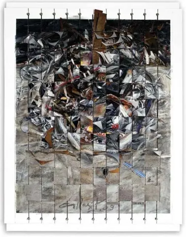 ALİ RAŞİT KARAKILIÇ — “Parçalanmış”, 2009 "Parçalanmış" eseri ALİ RAŞİT KARAKILIÇ tarafından 2009 yılında 172x133 cm ölçülerinde Karışık teknik tekniği ile yapılmıştır.