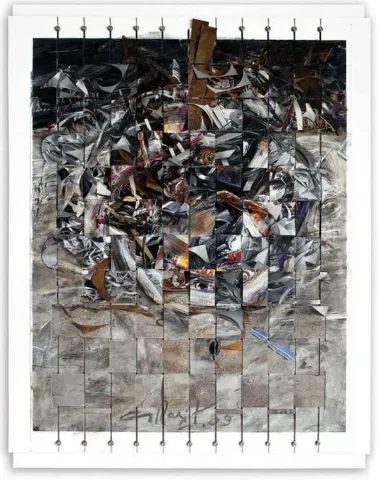 ALİ RAŞİT KARAKILIÇ — “Parçalanmış”, 2009 "Parçalanmış" eseri ALİ RAŞİT KARAKILIÇ tarafından 2009 yılında 172x133 cm ölçülerinde Karışık teknik tekniği ile yapılmıştır.