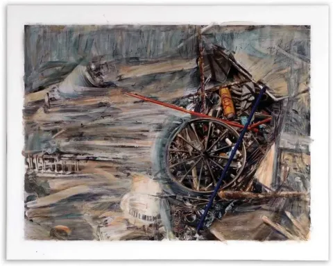 ALİ RAŞİT KARAKILIÇ — “uçmak”, 2008 "uçmak" eseri ALİ RAŞİT KARAKILIÇ tarafından 2008 yılında 128x164 cm ölçülerinde Tuval üzeri akrilik boya tekniği ile yapılmıştır.