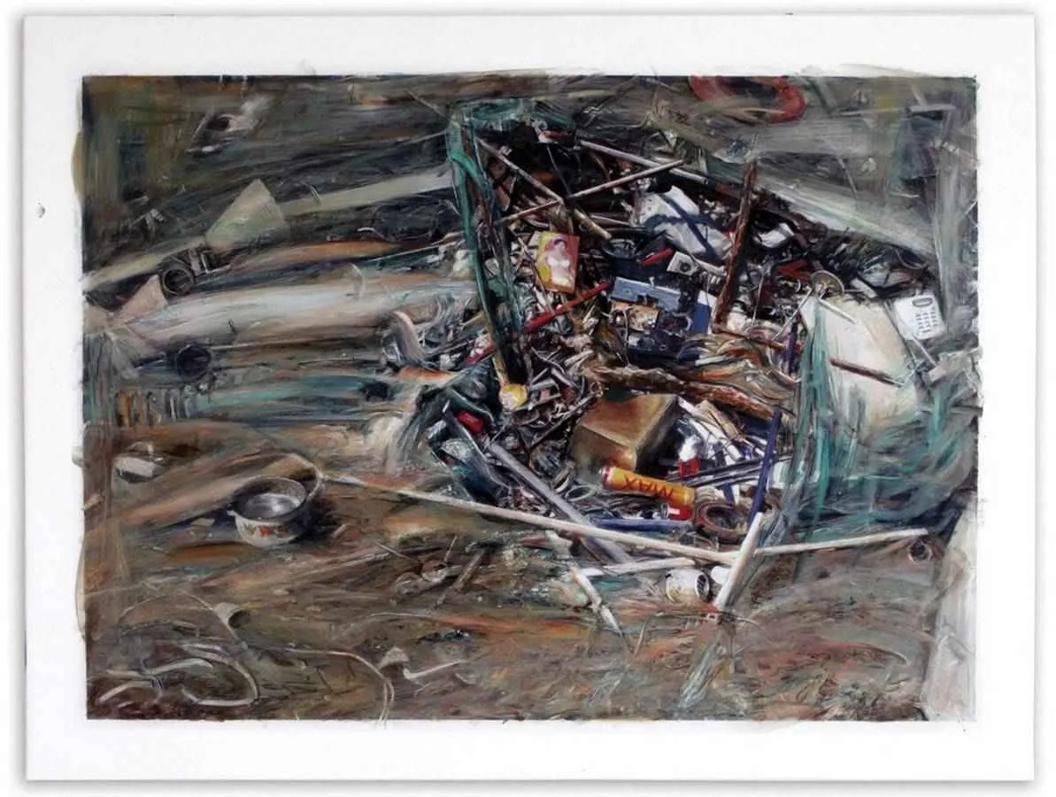 "derin çolde susuzluk" eseri ALİ RAŞİT KARAKILIÇ tarafından 2008 yılında 128x164 cm ölçülerinde Tuval üzeri akrilik boya tekniği ile yapılmıştır.