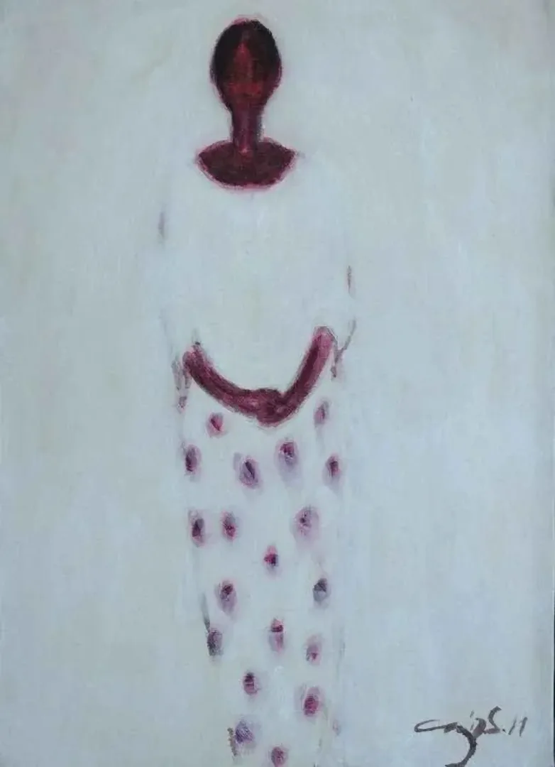 "isimsiz" eseri CENGİZ SAVAŞ tarafından 2011 yılında 35x25 cm ölçülerinde Tuval üzeri yağlı boya tekniği ile yapılmıştır.