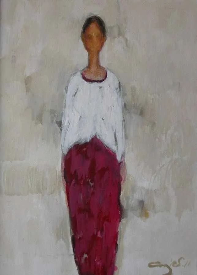 "isimsiz" eseri CENGİZ SAVAŞ tarafından 2011 yılında 35x25 cm ölçülerinde Tuval üzeri yağlı boya tekniği ile yapılmıştır.