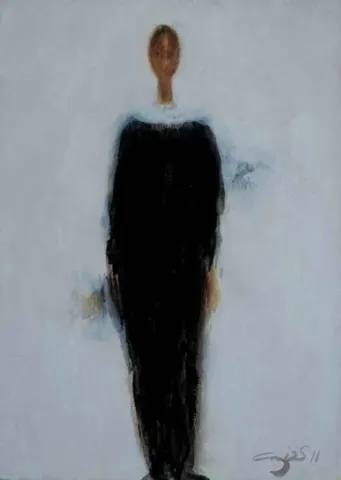 "isimsiz" eseri CENGİZ SAVAŞ tarafından 2011 yılında 35x25 cm ölçülerinde Tuval üzeri yağlı boya tekniği ile yapılmıştır.