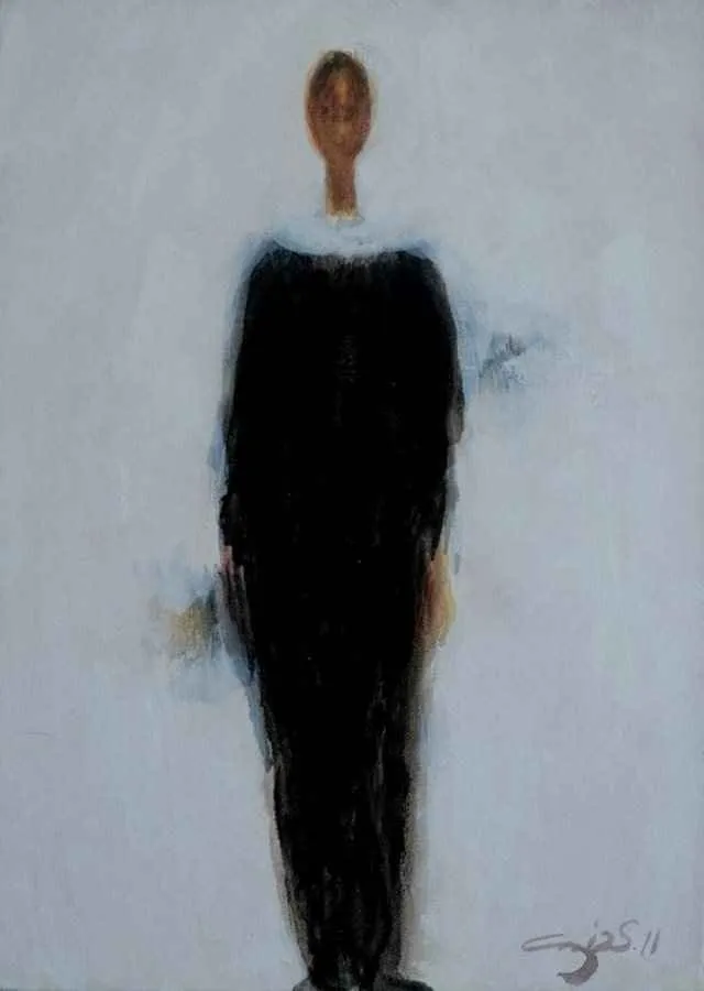"isimsiz" eseri CENGİZ SAVAŞ tarafından 2011 yılında 35x25 cm ölçülerinde Tuval üzeri yağlı boya tekniği ile yapılmıştır.