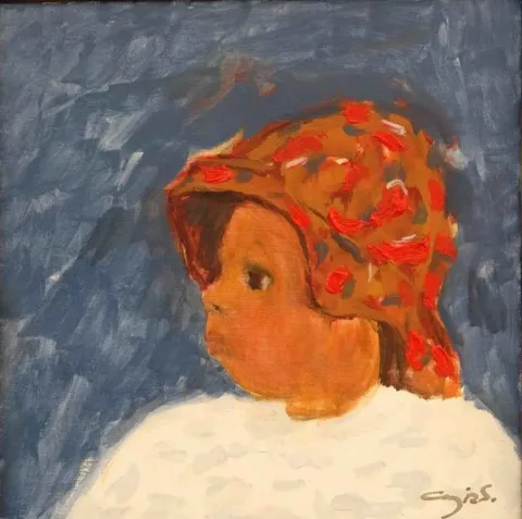 "isimsiz" eseri CENGİZ SAVAŞ tarafından 2010 yılında 35x35 cm ölçülerinde Tuval üzeri yağlı boya tekniği ile yapılmıştır.