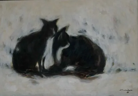 CENGİZ SAVAŞ — “isimsiz”, 2010 "isimsiz" eseri CENGİZ SAVAŞ tarafından 2010 yılında 70x100 cm ölçülerinde Tuval üzeri yağlı boya tekniği ile yapılmıştır.