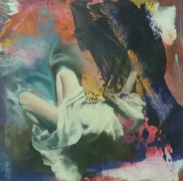 "isimsiz" eseri AHMET KOLBURAN tarafından 20x20 cm ölçülerinde yapılmıştır.
