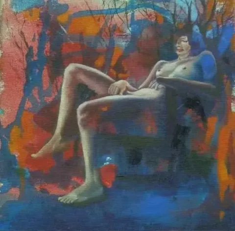 "isimsiz" eseri AHMET KOLBURAN tarafından 20x20 cm ölçülerinde yapılmıştır.