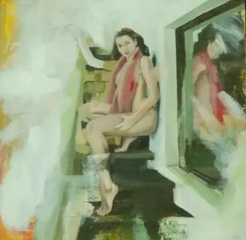 AHMET KOLBURAN — “isimsiz” "isimsiz" eseri AHMET KOLBURAN tarafından 20x20 cm ölçülerinde yapılmıştır.